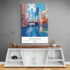 affiche voyage chicago mur gris 1.webp