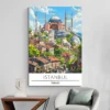 affiche voyage istanbul turquie deco minimaliste 1.webp