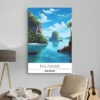 affiche voyage palawan decoration moderne 1.webp