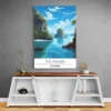 affiche voyage palawan mur gris 1.webp