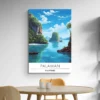 affiche voyage palawan salle a manger 1.webp