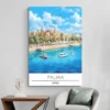 affiche voyage palma deco minimaliste 1.webp