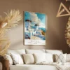 affiche voyage rhodes salon taupe 1.webp
