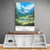 affiche voyage rocky mountains mur gris 1.webp