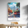 affiche voyage san francisco salle a manger 1.webp