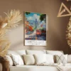 affiche voyage san francisco salon taupe 1.webp