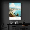 affiche voyage santa monica salon noir 1.webp