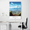 affiche voyage santiago bureau 1.webp