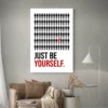 tableau motivation be yourself decoration 1.webp
