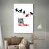 tableau motivation dare to be different decoration 1.webp
