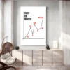 tableau motivation trust the process deco moderne 1.webp