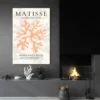Affiche Matisse Corail salon noir 1.webp