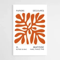 Affiche Matisse Corail Orange 1 1.webp