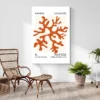 Affiche Matisse Orange Corail decoration contemporaine 1.webp