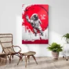 Tableau Cosmonaute Street Art decoration contemporaine 1.webp