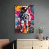 Tableau Street Art Cosmonaute decoration sobre 1.webp
