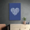 tableau abstrait coeur decoration sobre 1.webp