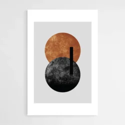 tableau abstrait gris et orange 1 1.webp