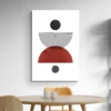 tableau abstrait marron salle a manger 1.webp