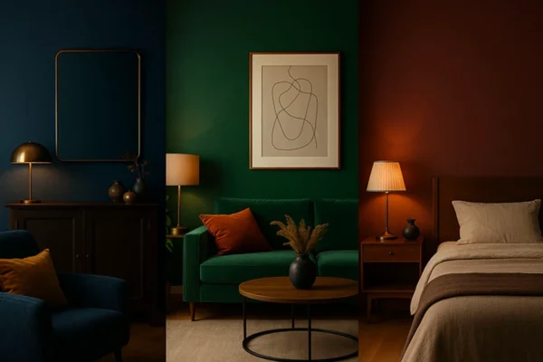 Misez sur des couleurs profondes qui réchauffent l'ambiance