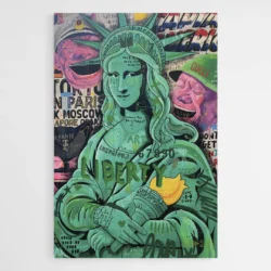 Tableau Statue Liberté Street Art 1