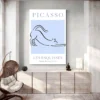 affiche picasso chat bleue salon blanc 1.webp