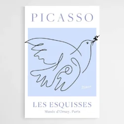 affiche picasso oiseau bleue 1 1.webp