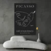 affiche picasso oiseau salon moderne gris 1.webp