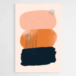 tableau abstrait pastel 1