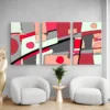 tableau abstrait triptyque 411