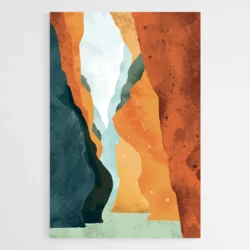 tableau peinture paysage abstrait 1