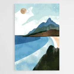 tableau peinture paysage marin 1