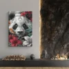 tableau tete de panda salon pierre 1.webp