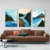 tableau triptyque paysage 16