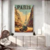 Affiche Paris Vintage portrait 2 3 3.webp