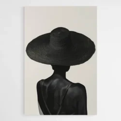 Peinture Femme Africaine de Dos 1.webp