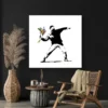 Tableau Banksy carre 2.webp