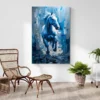 Tableau Cheval Bleu portrait 2 3 4.webp