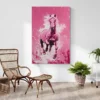Tableau Cheval Rose portrait 2 3 4.webp