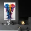 Tableau Elephant Colore portrait 2 3 2.webp