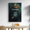 Tableau Gorille roi portrait 2 3 2.webp