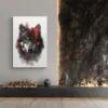 Tableau Loup Scandinave portrait 2 3 2.webp