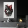 Tableau Loup Scandinave portrait 2 3 3.webp