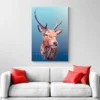 Tableau Scandinave Cerf Geometrique portrait 2 3 2.webp
