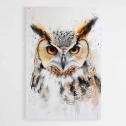 Tableau Scandinave Chouette 1.webp