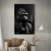 Tableau Singe Avec Cigare portrait 2 3 2.webp