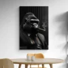 Tableau Singe Avec Cigare portrait 2 3 3.webp