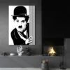 Tableau Street Art Charlie Chaplin portrait 2 3 4.webp