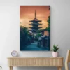 Tableau Temple Japonais portrait 2 3 2.webp