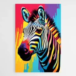 Tableau Zebre colore 1.webp